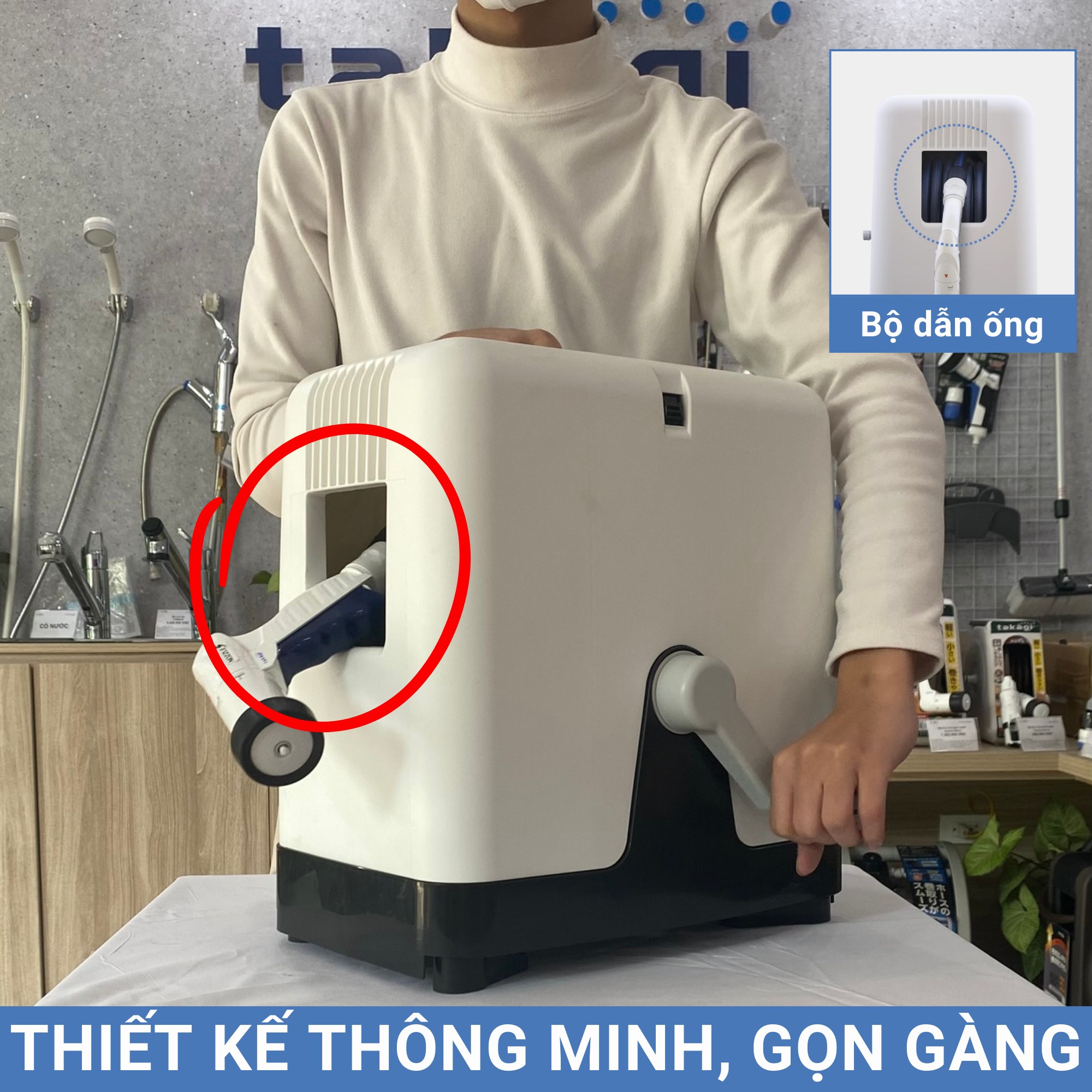 Bộ vòi tưới 20m Boxy Twister Takagi RC220TNB